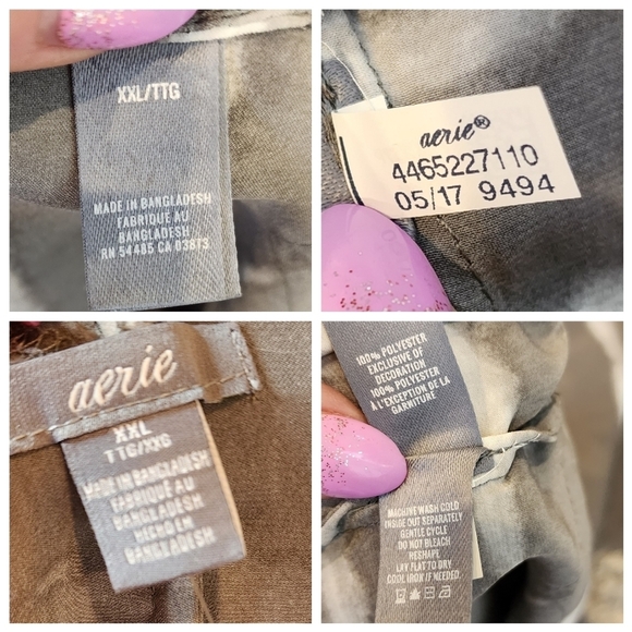Aerie Gray Tie-Dye Slip Dress - Picture 5 of 16